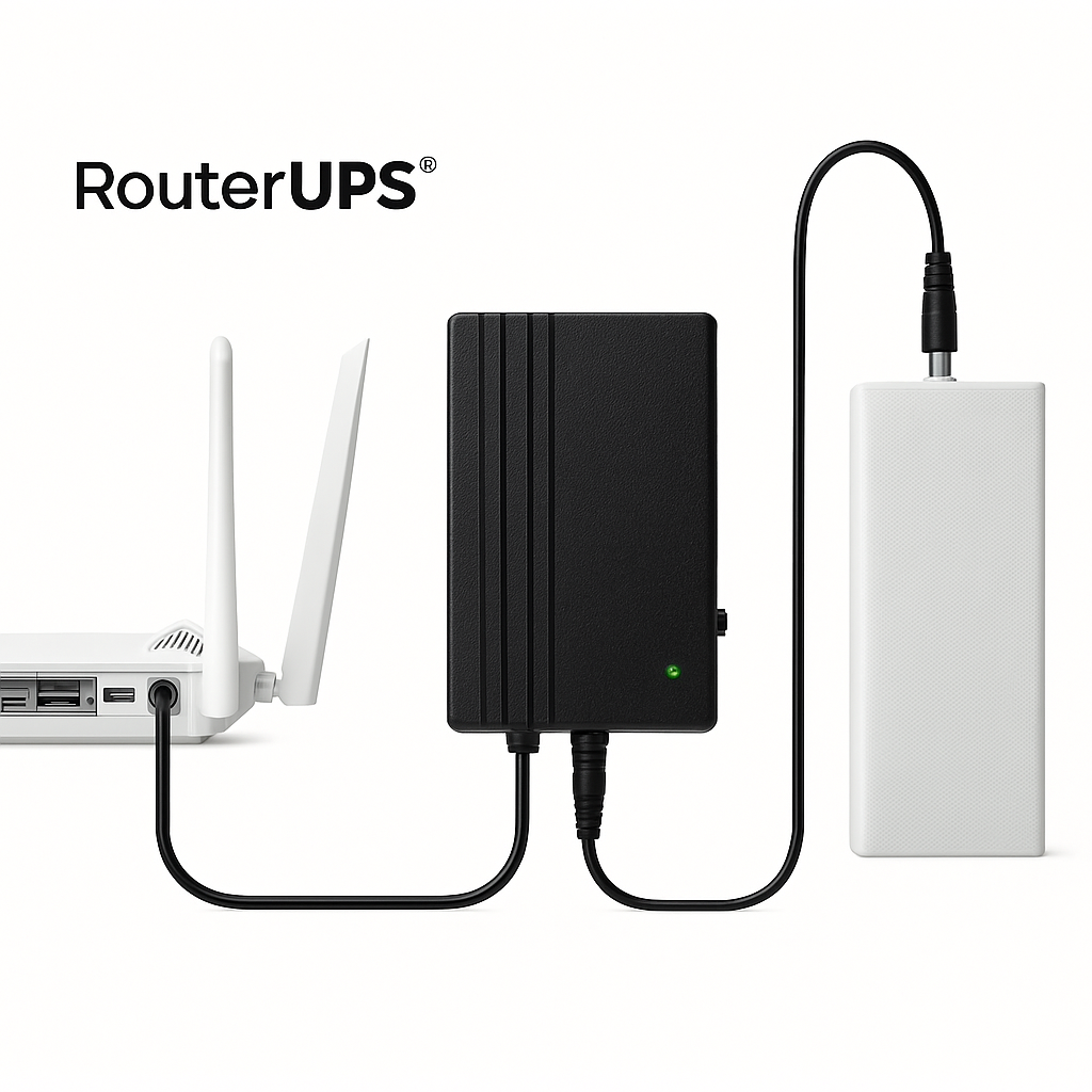 WiFi Router UPS Power Bank 12 Volts 1A 1.5A Tp Link Tenda PTCL Fiber 12v Router