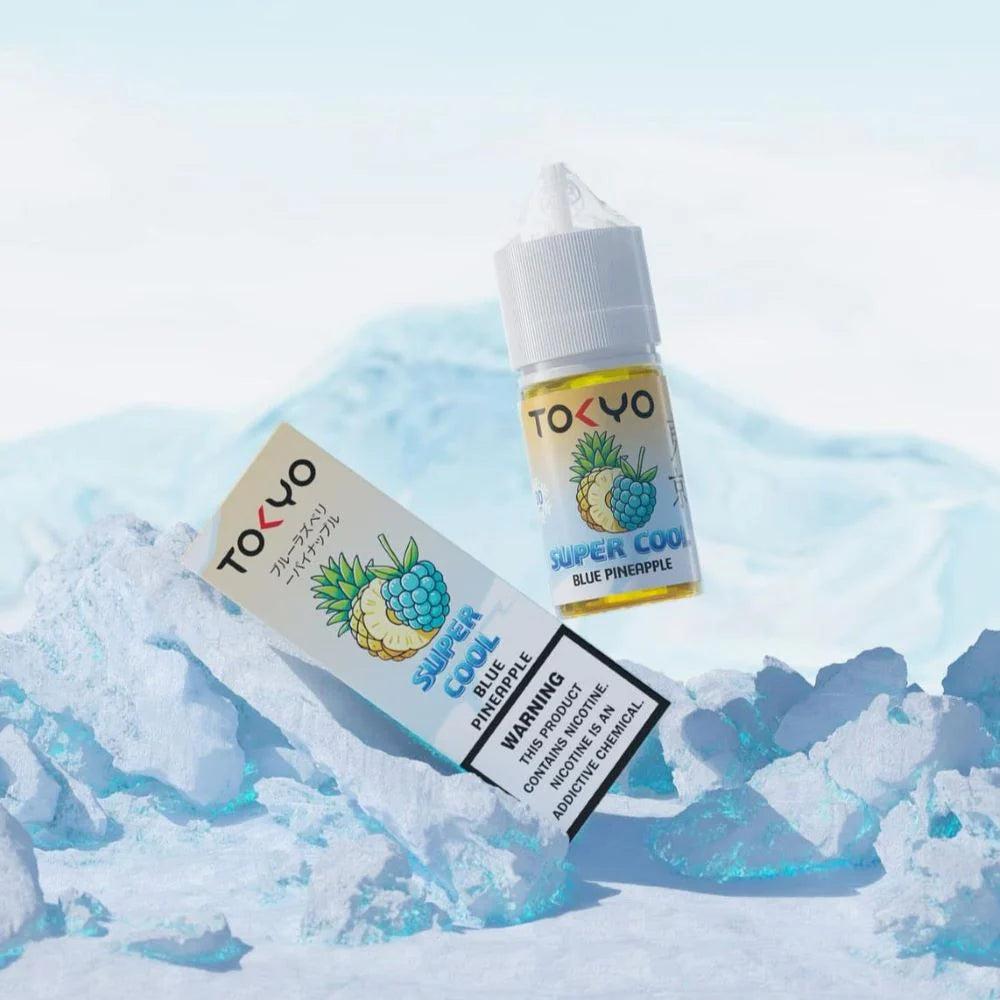 TOKYO SUPER COOL BLUE PINEAPPLE FRUIT ICE SALTNIC