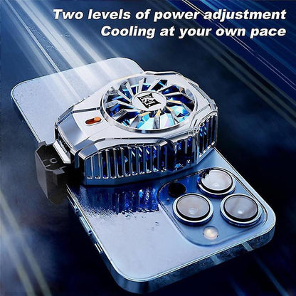N15 RGB Magnetic Phone Cooler Portable Phone Semiconductor Radiator Fast Cooling Phone Cooler Mobile Gaming Video Streaming Phone Fan For Playing Games Watching Videos Ratings 76