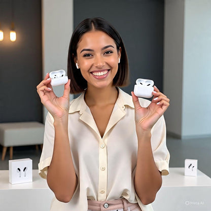 Airpods Pro Anc | Pro 2 Type C | Active Noise Cancellation | Wireless Earbuds Bluetooth 5.0, Super Sound Bass, Charging Case and Extra Ear-Buds, Pop-Up Feature Compatible with All Devices